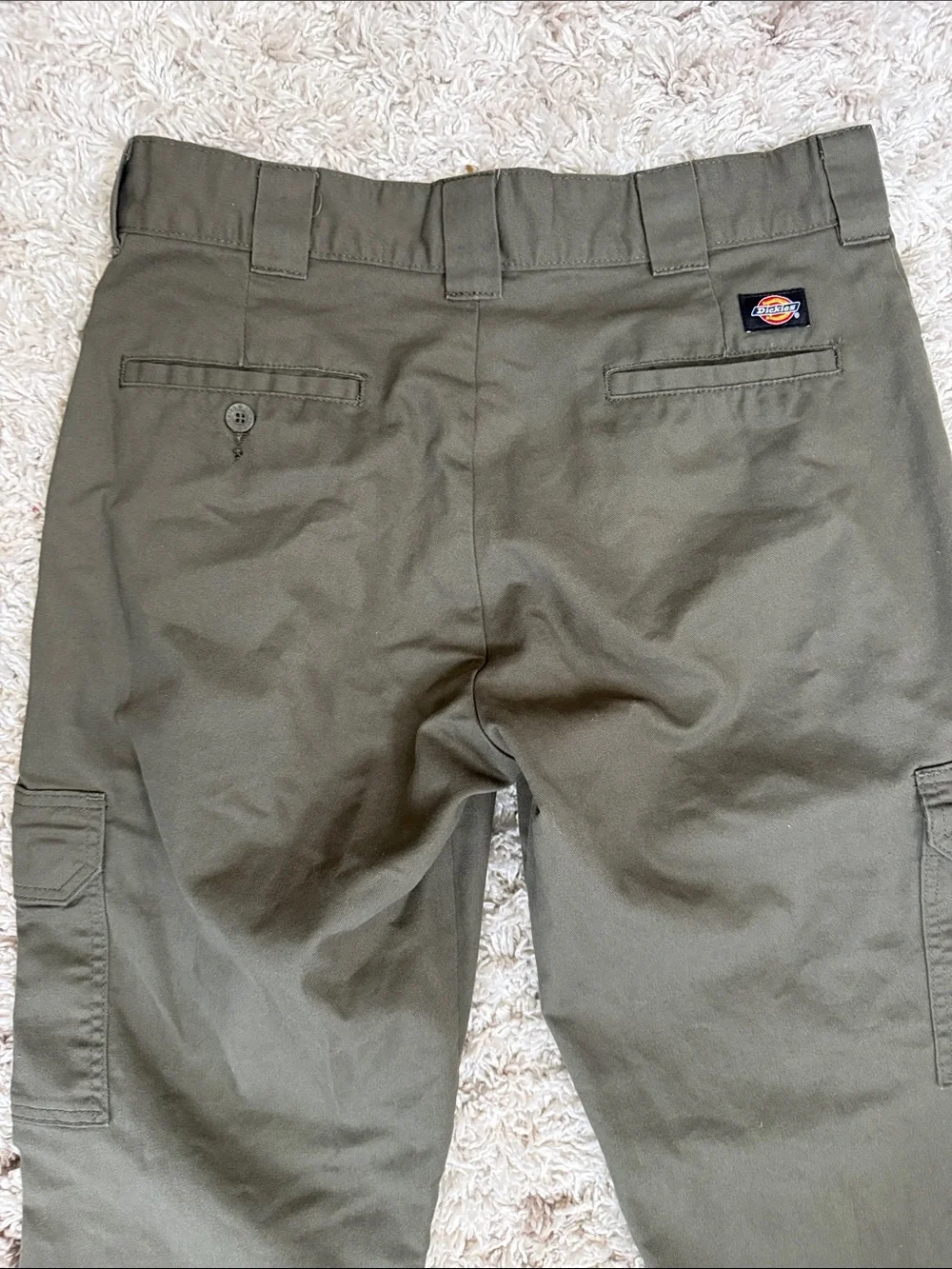 Dickies Olive Cargo Pants Sz 33x32